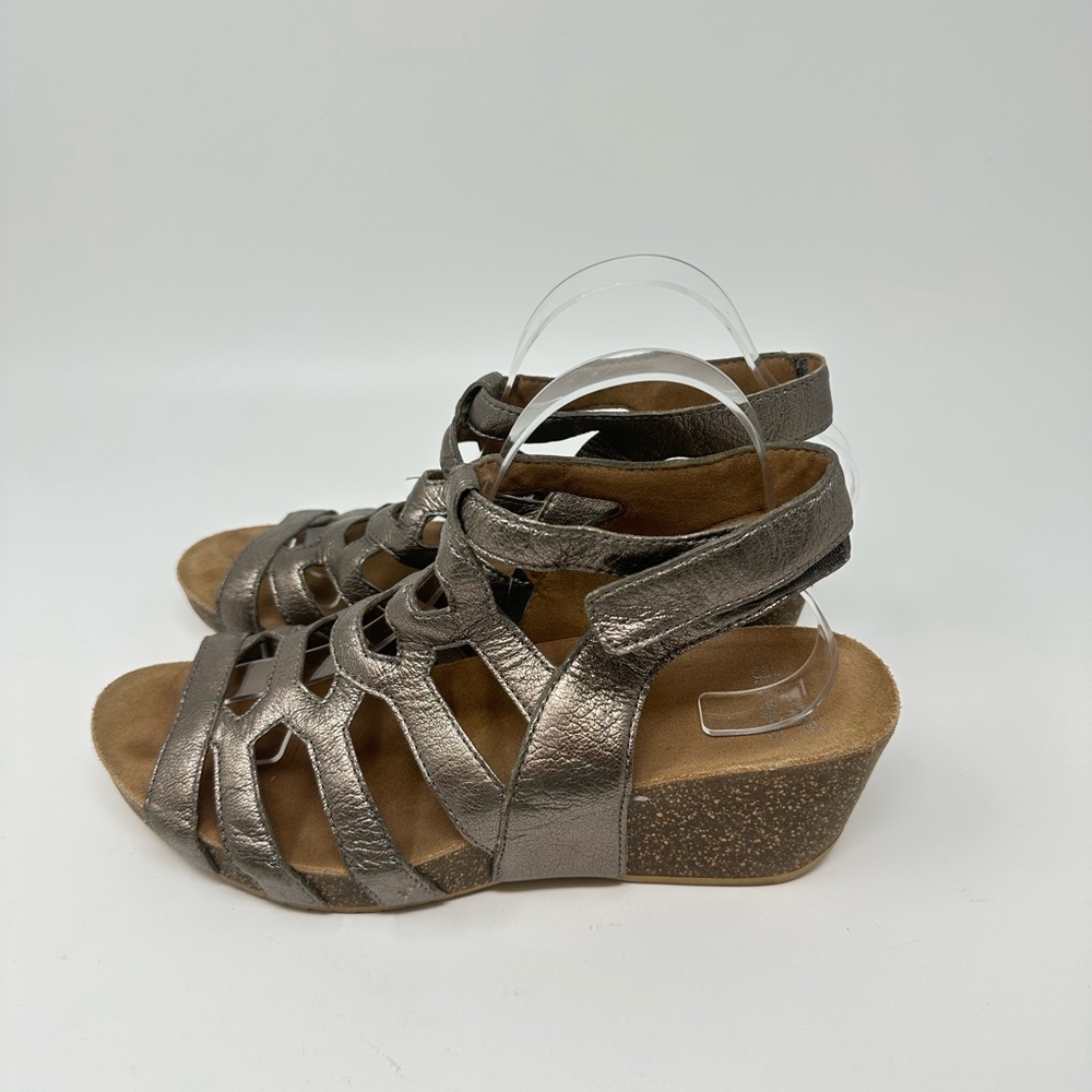 Dansko Selina Gladiator Sandals Metallic Leather Women's 41 - Picture 3 of 16